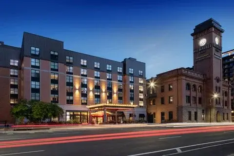 Image of outsite of hotel Renaissane Minneapolis Hotel The Depot from the Hotel's website